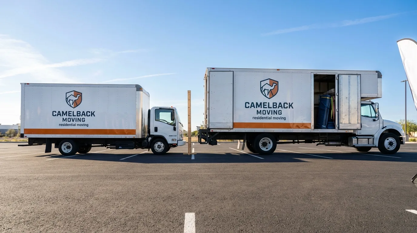 Moving truck size capacity guide in Pocahontas